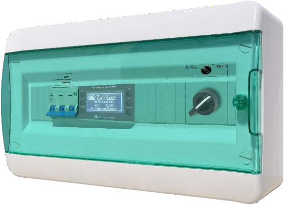 Шкаф автоматики на базе контроллеров Zentec FLS/Z-1V-1A-W