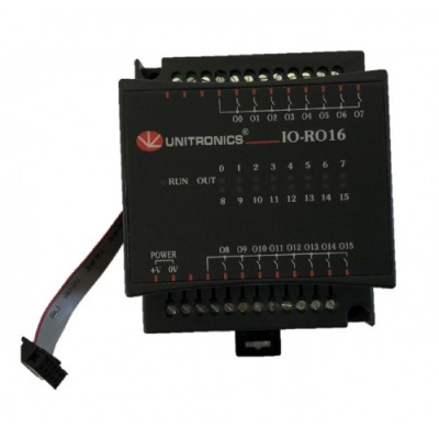 IO-RO16-L Модуль релейных выходов 16 RO, 12VDC Unitronics