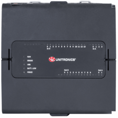 USC-B5-TR22 Контроллер UniStream Стандарт 24 VDC, 10DI 2AI, 2TO (из них 2 PWM), 8RO. Unitronics