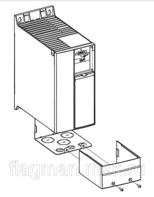 Комплект Danfoss (Данфосс) NEMA1-M2, арт. 132B0104 (для FC-051 1,5-2,2 кВт)